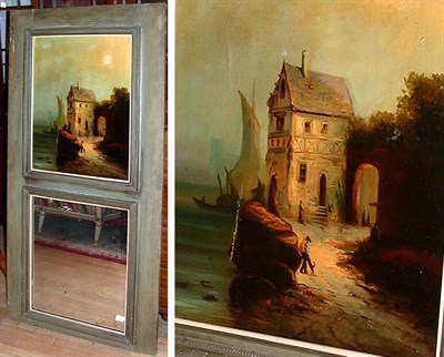 Lot 247 - Louis XVI Style Painted Trumeau