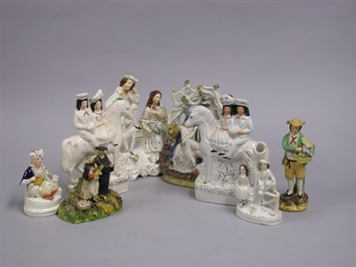 Lot 279 - Miscellaneous Group of Eight Staffordshire...