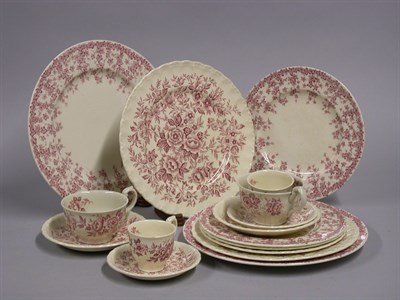 Lot 218 - Group of English Pottery Table Articles...
