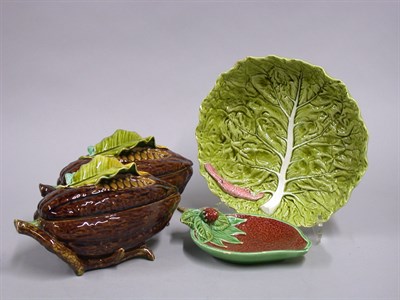 Lot 204 - Group of Six English and Continental Majolica...