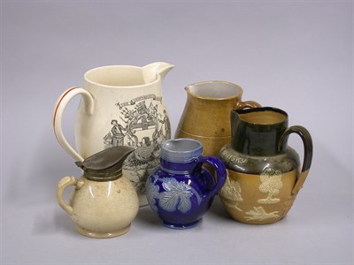 Lot 303 - Miscellaneous Group of Pottery Pitchers...