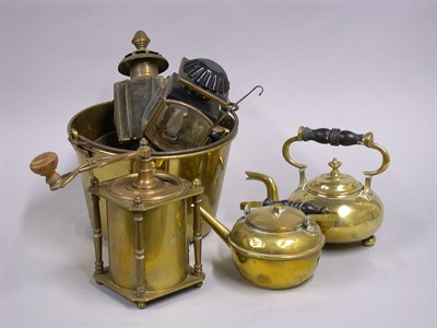 Lot 127 - Miscellaneous Group of Seven Brass and Metal...