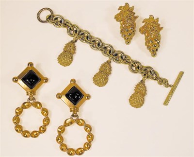 Lot 947 - Group of Gold Washed Jewelry