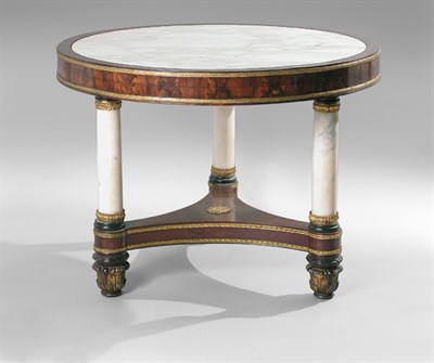 Lot 139 - Classical Gilt-Bronze Mounted Mahogany Center...