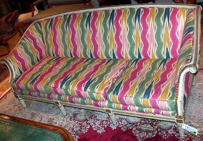 Lot 501 - Pair of Louis XVI Style Painted and Parcel...