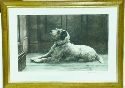 Lot 83 - Herbert Dicksee THE CLOSED DOOR Hand-colored...
