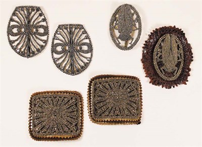 Lot 895 - Group of Cut Steel Shoe Buckles