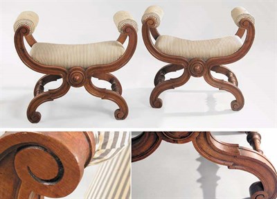 Lot 488 - Pair of Continental Baroque Style Upholstered...