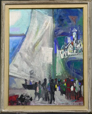 Lot 18 - Byron Browne American, 1907-1961 THE SAIL,...