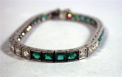 Lot 292 - Diamond Line Bracelet