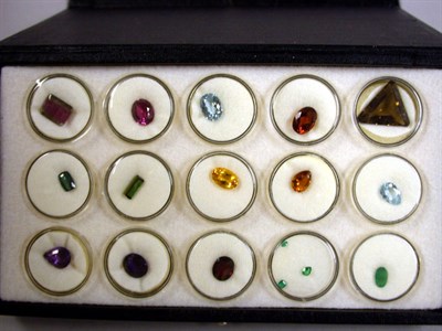 Lot 312 - Group of Assorted Unmounted Multicolored Stones