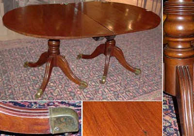 Lot 231 - Assembled Victorian Mahogany Triple-Pedestal...