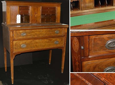 Lot 110 - Federal Inlaid Mahogany Lady's Writing Desk...