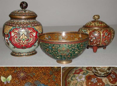 Lot 821 - Group of Chinese Cloisonne Articles Comprising...