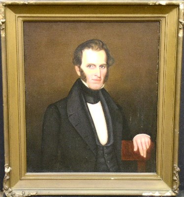 Lot 5 - American School 19th Century PORTRAIT OF A...