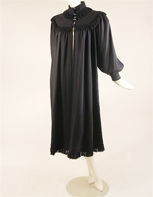 Lot 509 - Saint Laurent Black Wool Smock Coat