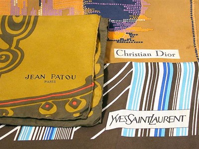 Lot 813 - Three French Silk Scarves