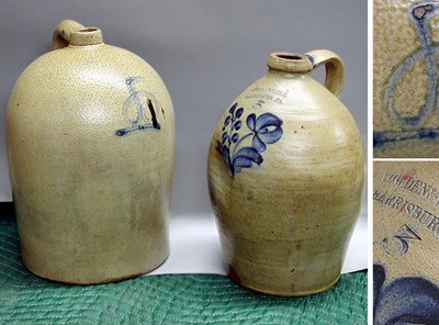 Lot 288 - Two Stoneware Jugs One by Cowden & Wilcox,...