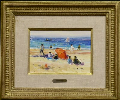 Lot 70 - Gaston Sebire French, b.1920 PARASOL ROUGE...