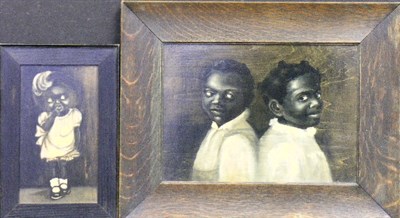 Lot 17A - American School 20th Century (i) SHY GIRL Oil...