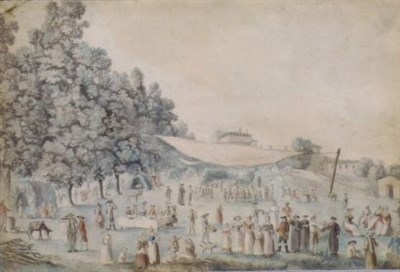 Lot 29 - Italian School 18th Century FAIR AT FERRATA...