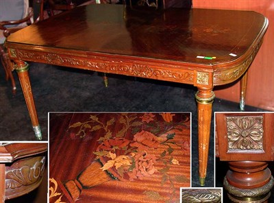 Lot 356 - Louis XVI Style Mahogany Extension Dining...