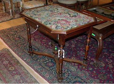 Lot 277 - Continental Baroque Ebonized and Walnut Center...