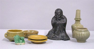 Lot 328 - Group of Eight Chinese Ceramic Items 19th...