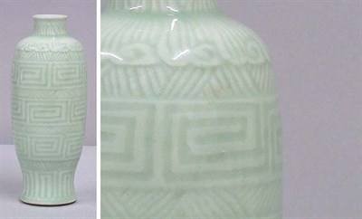Lot 336 - Chinese Celadon Porcelain Vase 19th Century Of...