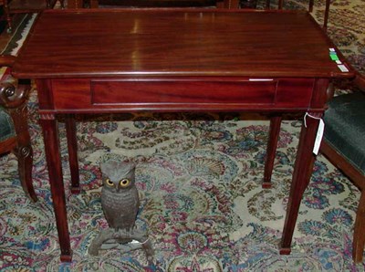 Lot 273 - Continental Mahogany Side Table 18th Century...