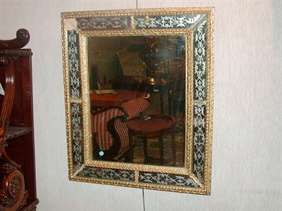 Lot 313 - Continental Baroque Gilt-Wood Mirror The...