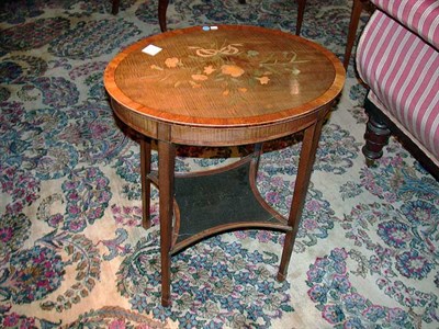 Lot 270 - George III Marquetry Inlaid Mahogany and...