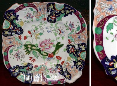 Lot 177 - Group of English Ironstone Dessert Plates...