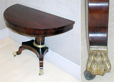 Lot 173 - Pair of Empire Style Mahogany and Parcel Gilt...