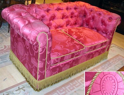 Lot 548 - Victorian Style Tufted Upholstered Sofa