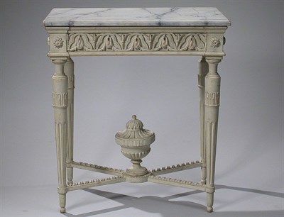 Lot 213 - Danish Neoclassical Painted Console Late...