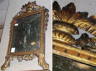 Lot 311A - Italian Neoclassical Gilt-Wood Mirror