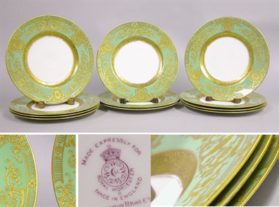 Lot 533 - Set of Eleven Royal Worcester Porcelain...
