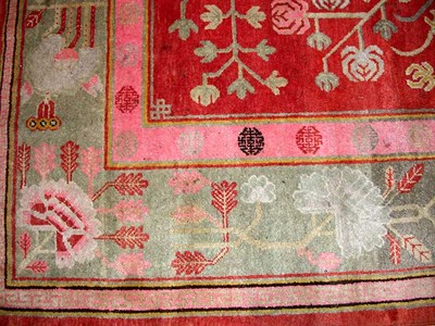 Lot 576 - Samarkand Rug East Turkestan, second quarter...
