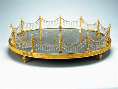 Lot 192 - Swedish Neoclassical Gilt-Bronze Surtout de...