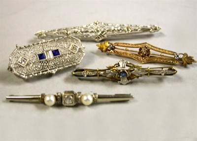 Lot 282 - Group of Assorted Filigree Pins