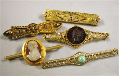 Lot 104 - Group of Assorted Antique and Antique Style Bar Pins