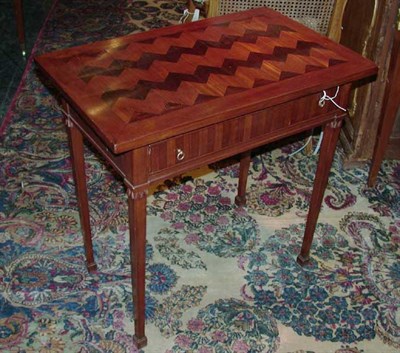Lot 287 - Continental Neoclassical Parquetry Inlaid...