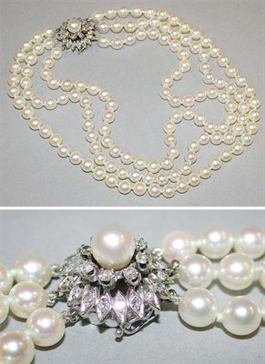 Lot 169 - Cultured Pearl Choker
