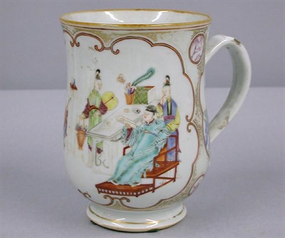 Lot 203 - Chinese Export Famille Rose Porcelain Mug Late...