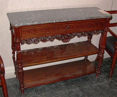Lot 249 - Pair of Victorian Mahogany Three-Tier Etageres...