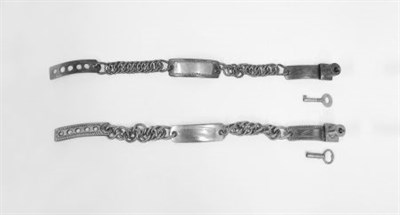 Lot 32 - Two English Dog Collars Circa 1780-90 Each...