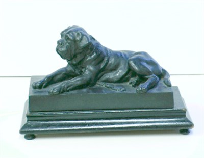 Lot 58 - English Cast Iron Figure of a Recumbent Old...