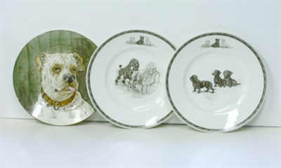 Lot 17 - Porcelain Plate Decorated by G. Pedersell...