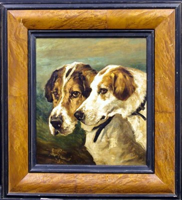 Lot 247 - John Emms British, 1843-1912 FOXHOUNDS, 1873...